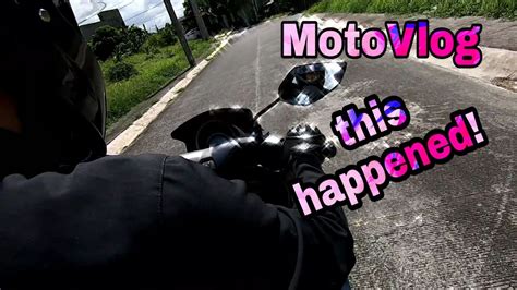 vlog 27 motorcycle ride and this happened youtube