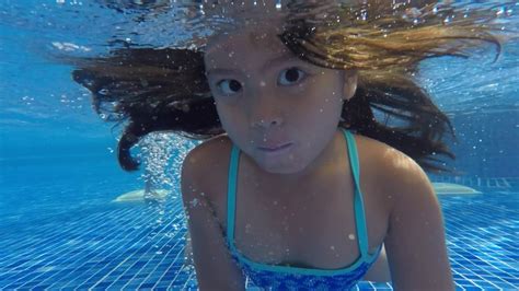 Mia Swimming GoPro Hero Underwater Test YouTube