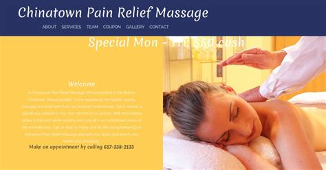 Chinatown Pain Relief Massage