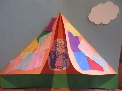 Abraham In His Tent Craft Let Their Light Shine Bible Crafts