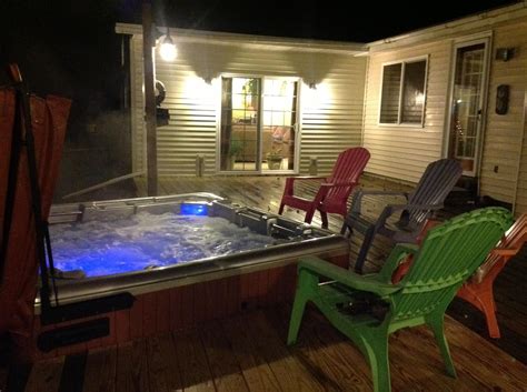 This Great Hot Tub Set Up Brought To You By A Customer In
