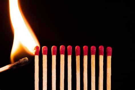 Match Flame Fire Photo Free Download