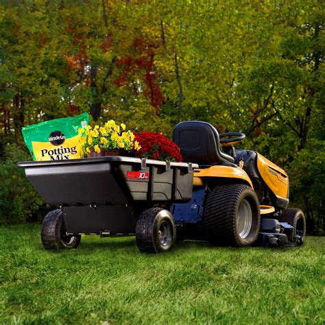 10 Cu Ft Poly Cart Pct 101bh Brinly Hardy Lawn And Garden Attachments