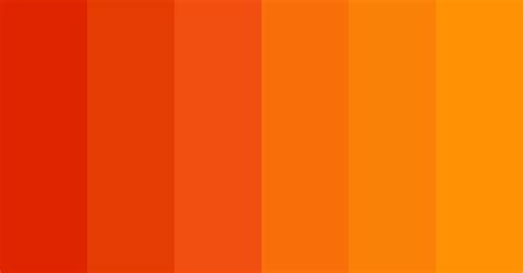 Orange Autumn Color Scheme Brown