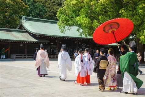 Japanese Shinto Wedding Ceremony Editorial Stock Photo Image Of