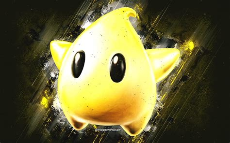 Luma Super Mario Mario Party Star Rush Characters Yellow Stone