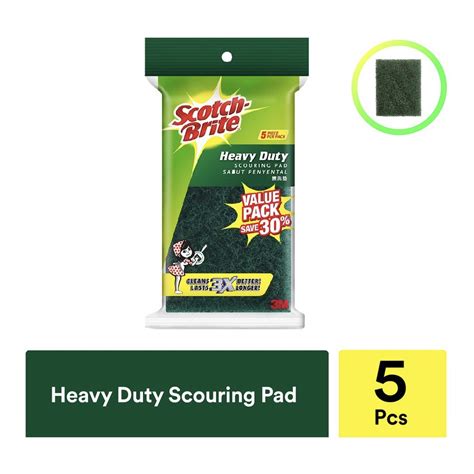 M Scotch Brite Tough Clean Scrub Pad Pcs Pack Shopee Malaysia