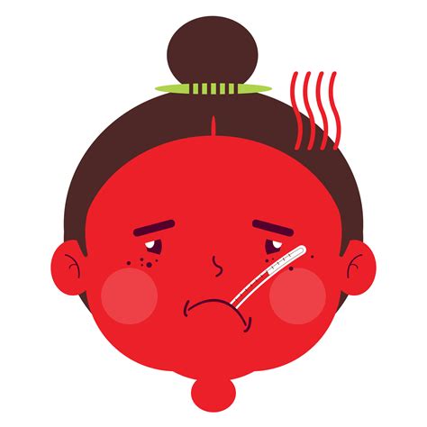 Free Girl Sick Face Cartoon Cute 14320308 Png With Transparent Background