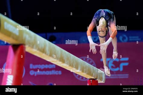 antalya naomi visser in action during the women s gymnastics all round final at the european