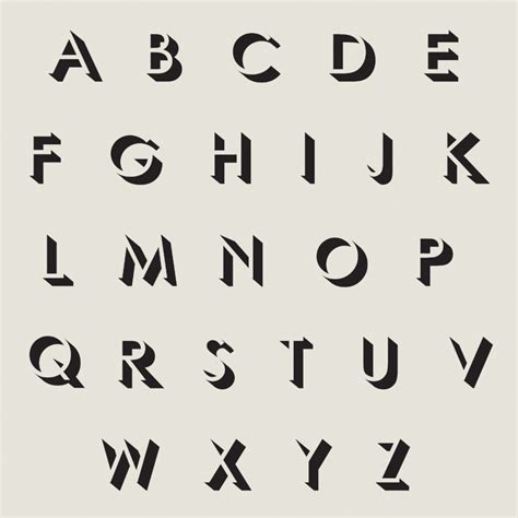 Shadow Font A Typeface I Created As An Exercise Inspire Flickr