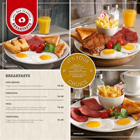 Wimpy Menu Prices And Specials