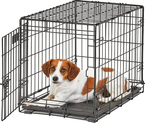 Midwest Lifestages Single Door Collapsible Wire Dog Crate 24 Inch