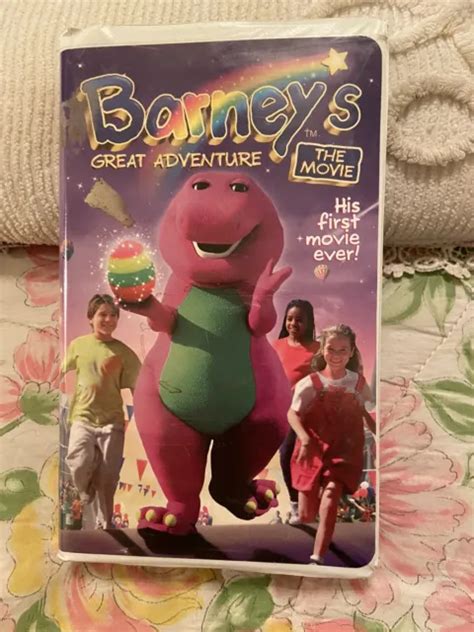 Barney Barneys Great Adventure The Movie Vhs 1998 Clam Shell Case