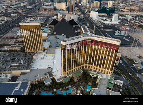 Las Vegas Nevada December 14 Aerial View Of The Famous Las Vegas