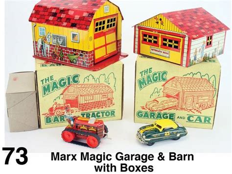 Marx Magic Garage And Barn With Boxes Nov 16 2012 Pook And Pook Inc