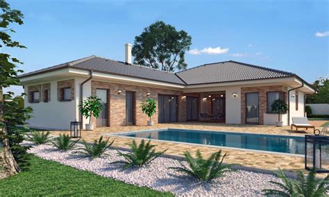 Bungalow 205 House Of The Year 2018 Masonry L Shaped House With