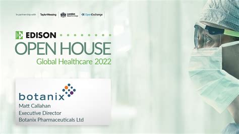 Botanix Pharmaceuticals Edison Open House Healthcare 2022 Youtube