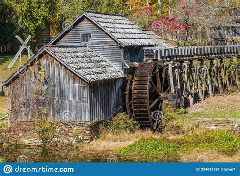 Mabry Grist Mill Stock Image Image Of Autumn Grain 234024891
