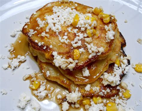 Sweet Corn Pancakes With Cotija Cheese