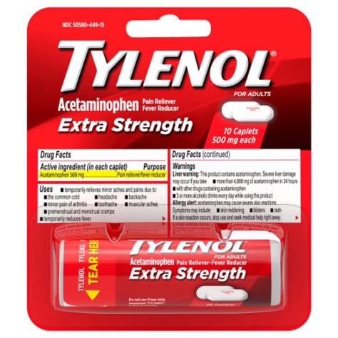 Tylenol Extra Strength Mg Caplets Ct Food Less