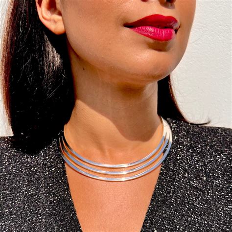 Statement Chunky Silver Necklaces Otis Jaxon Jewellery