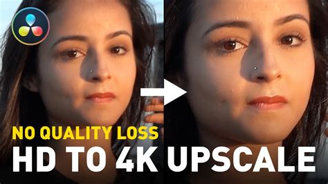 How To Upscale 1080p Footage To 4k Davinci Resolve Super Scale