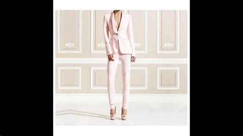 Jacketpants Pink Women Business Suits Formal Office Uniform 2 Piece