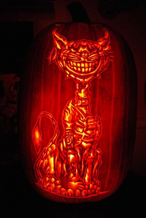 Evil Cheshire Cat Carved By Wyntersolstice Using A Stoneykins Pattern
