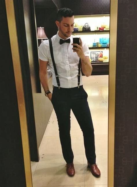 Update More Than Black Pants White Shirt Suspenders Latest In