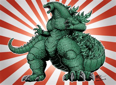 Frank Godzilla Colored By Luzproco On Deviantart