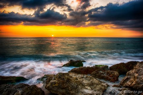Wallpaper Sunlight Sunset Sea Rock Nature Shore