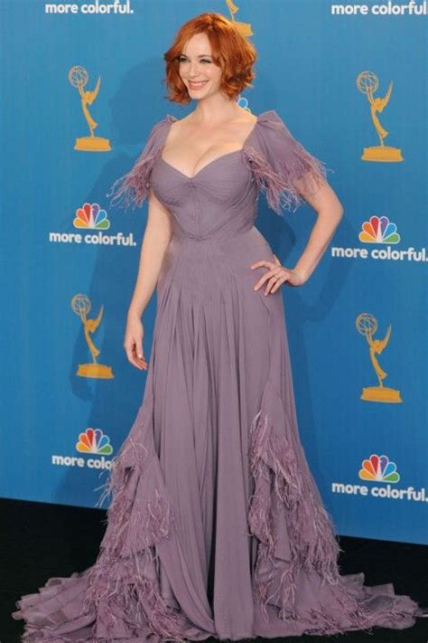 Christina Hendricks At The Emmys 2010 17 Pics