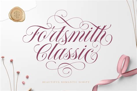Forthsmith Classic Script Script Fonts Creative Market