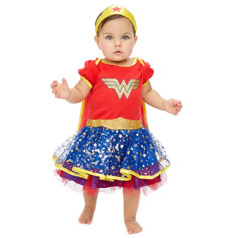 Dc Comics Warner Bros Wonder Woman Newborn Infant Baby Girls