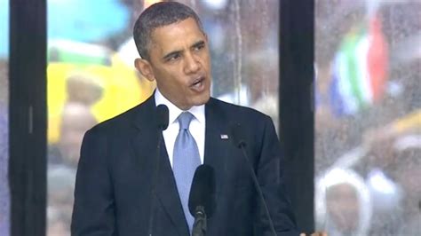 Obamas Complete Nelson Mandela Memorial Speech Youtube