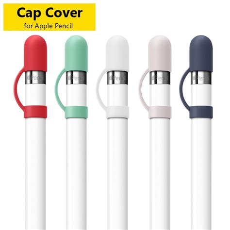 There are two apple pencils. Cap Cover for Apple Pencil 1 Gen Anti Loss Silicon Holder ...