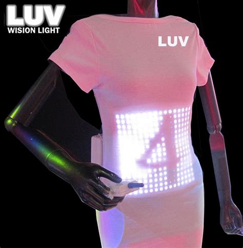a programmable digital flash custom light up led t shirt display guangzhou wision light co ltd