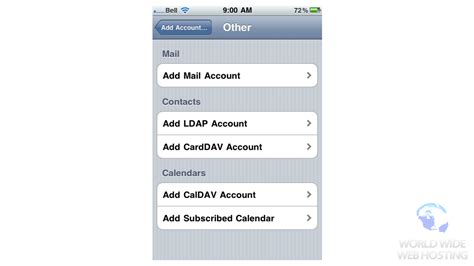 Site5 Knowledgebase Email How To Setup A Email Account On Ios 6