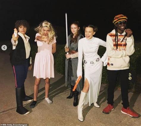 The Force Millie Bobby Brown 14 And The Rest Of Stranger Things Went