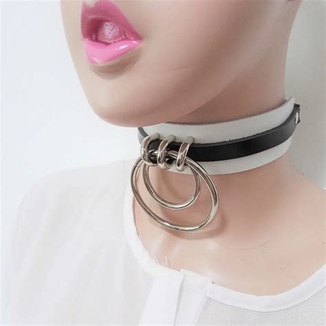 Buy New Fashion Sexy Handmade Leather Punk Chokers Necklace Belt Goth Collar