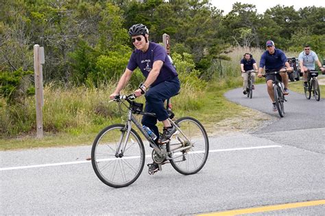 Bidens Mark First Ladys Birthday With Leisurely Bike Ride The