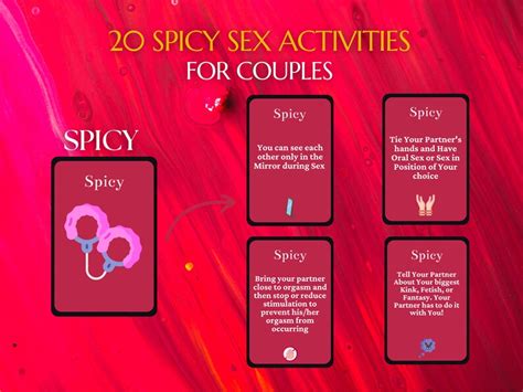 Naughty Sex Cards With Over 100 Activities And Sex Positions Etsy