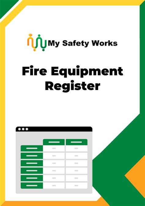 Fire Equipment Register My Safety Works