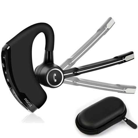 Ear Hook Bluetooth Headset Wireless Earbud With Mic For Cell Phones