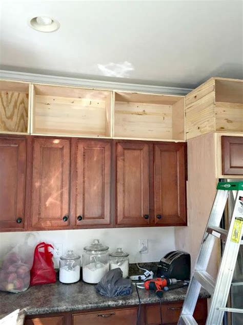 Extending Kitchen Cabinets Up To The Ceiling Cabinets To Ceiling