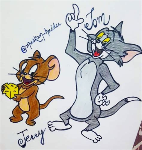 Tom And Jerry Drawing