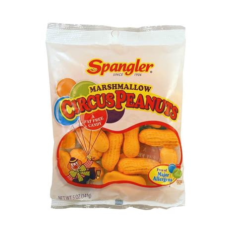 Circus Peanut Marshmallows 5 Oz Bag Circus Peanuts Peanut Candy