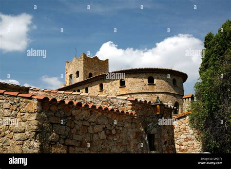 Historic Town Centre Of Pals Catalonia Spain Europe Stock Photo Alamy