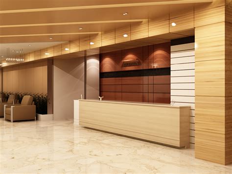 Hotel Lobby Interior Design By Mohammed Siyamand At