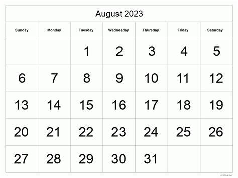 July 2023 And August 2023 Big Space Calendars 2023 Images Free Pelajaran